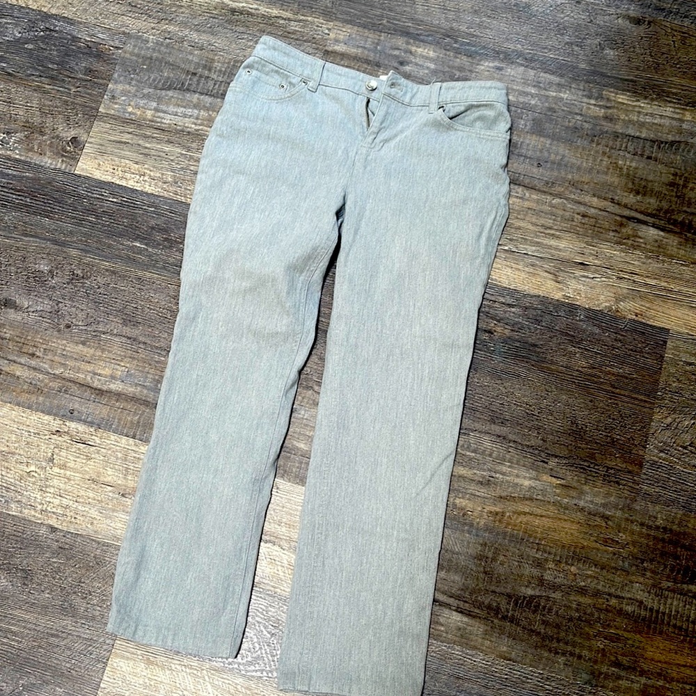 Jones New York stretch grey pants